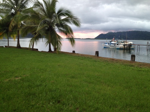 Actual waterfront at property