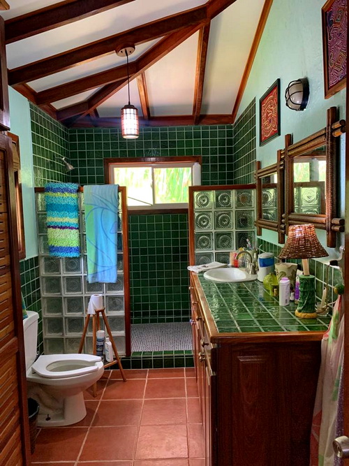 Master bathroom upstairs