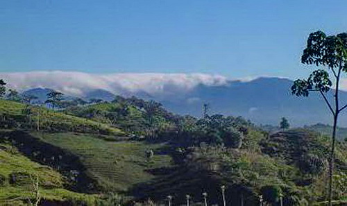 looking towards Panama and Volcan Baru