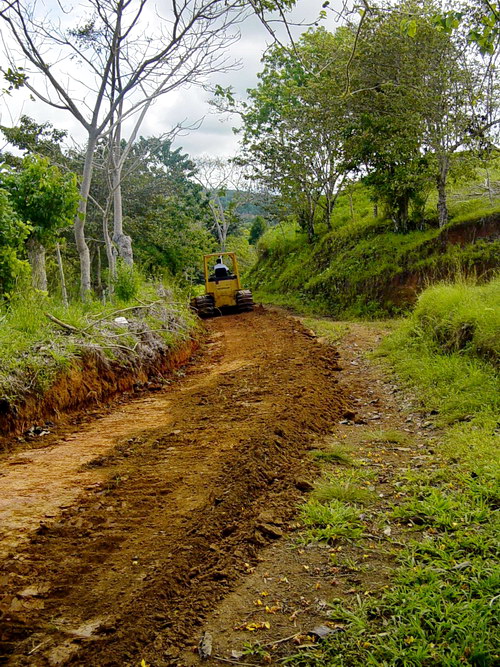 Years ago the road was upgraded