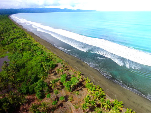 Beach is 1.5 kms from the property in a straight line