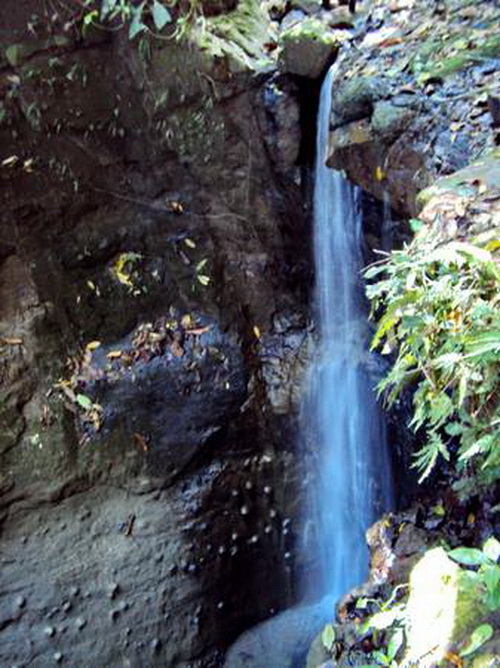 Dry season waterfall